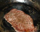 A picture of step 5 of Beef Steak with Mustard Sauce Salad.