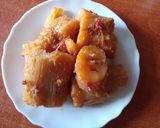 A picture of step 5 of Fried Coconut Cassava.