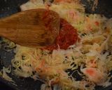 A picture of step 8 of Ukrainian Red Borshch (beetroot soup).