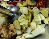 A picture of step 11 of Kkakdugi (Cubed Radish Kimchi).