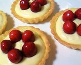 A picture of step 10 of Cream Cheese Custard and Cherry Tart.