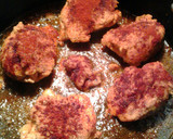 A picture of step 4 of chicken in a nest of cabbage.