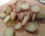 A picture of step 2 of Warm potato and chard salad.