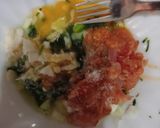 Foto langkah ke 3 dari resep Telur Dadar Padang Daun Kenikir.