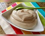 A picture of step 3 of Black Garlic Aioli.