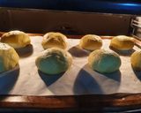 A picture of step 13 of Savory cream cheese bread bun with meat fillings.