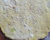 A picture of step 3 of Til masala poori.