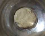 A picture of step 4 of Tuvar stuffed kachori.