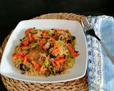 Foto del paso 10 de la receta Quinoa con brócoli y pimientos asados