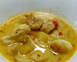 Foto langkah ke 4 dari resep Sayur lodeh mantaapz (telor puyuh + tahu + kentang).