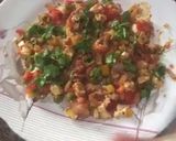 A picture of step 2 of Palak veg Roll.