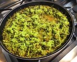 Une image de l'étape 5 de Riz « vert » aux petits pois épicés.