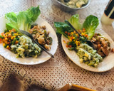Foto del paso 6 de la receta: Plato fit🥗😊(fajitas de pollo, con salteado de verduras y puré de papa con brócoli)