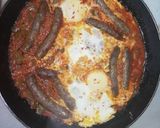 Une image de l'étape 5 de Ojja merguez recette tunisienne.