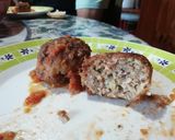 Foto del paso 7 de la receta: Albóndigas de carne mixta con salsa de tomate liviana