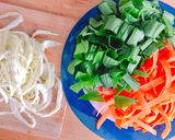 Hình bước làm 1 của món Cá Tuyết Hấp (Chưng) Bún Tàu & Lá Tỏi Gấu