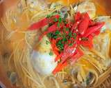 Foto del paso 13 de la receta: Muslos de pollo con espaguetis partidos y Sindhi biryani