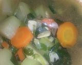 Foto langkah ke 6 dari resep Sayur bening labu siam+wortel.
