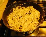 A picture of step 2 of Walnut coconut laddu.