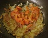 A picture of step 7 of Tomato Carbonara With Plenty Of Bacon.