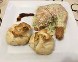 Foto del paso 8 de la receta: Pollo con crema de puerros y canastas de espinaca