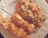 A picture of step 6 of "BIG SH!T" - Spicy Chicken Kebab.