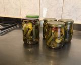 Une image de l'étape 10 de Conserves de piments verts aux tomates, ail et herbes aromatiques.