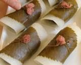 A picture of step 9 of Easy, Delicious, and Beautiful Sakura Cherry Blossom Mochi.