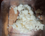 Foto langkah ke 1 dari resep Cake Singkong Kukus Bunga Telang.