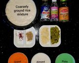 A picture of step 2 of Tricolour phirni.
