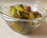 A picture of step 5 of Parwal Sabzi.