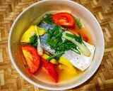 Hình bước làm 5 của món Canh Cá Chim Nấu Ngót