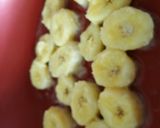 A picture of step 1 of Peanut Butter & Banana Shortcake.