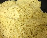 A picture of step 1 of Crispy Yakisoba Noodles with Thick Ankake Sauce.
