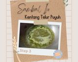Foto langkah ke 3 dari resep Sambal Ijo Kentang Telur Puyuh.