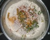 A picture of step 3 of Methi paratha.