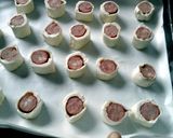 A picture of step 6 of Ladybirds Devils on Horseback ..