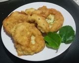 Foto langkah ke 4 dari resep Telur Dadar Kelapa Daun Jeruk.