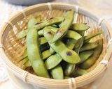 A picture of step 11 of Edamame in a Cast Iron Pot..
