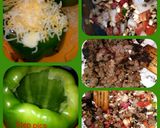 A picture of step 1 of Mae's Stuffed Peppers.