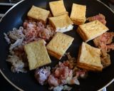 A picture of step 5 of An Easy Chinese-style Dish with Pork Offcuts and Atsuage.
