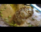 A picture of step 3 of Banana Suji Sheera.