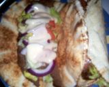 A picture of step 9 of Donairs with sweet sauce.