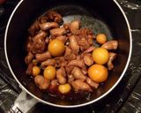 A picture of step 6 of Home Recipe for Simmered Chicken Offal and Ovaries.