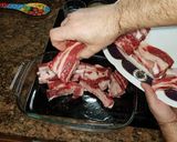 Foto del paso 2 de la receta Falda de ternera asada con verduras y guarnición de patatas