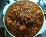 A picture of step 5 of Lasooni paneer.