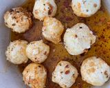 A picture of step 7 of Labneh cheese balls | homemade delicious cheese balls & spread ✨.