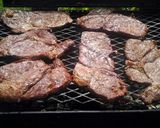 A picture of step 3 of simple grilled steak.