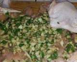 A picture of step 4 of "Chicken Ballontine".