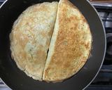 A picture of step 5 of Keto Vegetable stuffed Cheese Omelette.